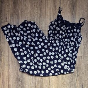 George Navy Floral Jumpsuit